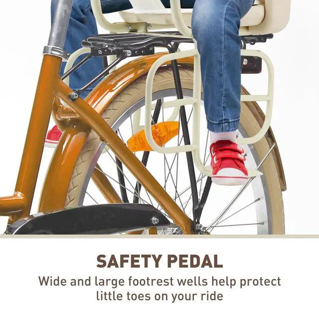 Alt view image 4 of 7 - Kid's Bike seat Rear Child Carrier Bike Chair for Bicycle Kids seat for Children 2~4 Years,Weight 55 lbs
