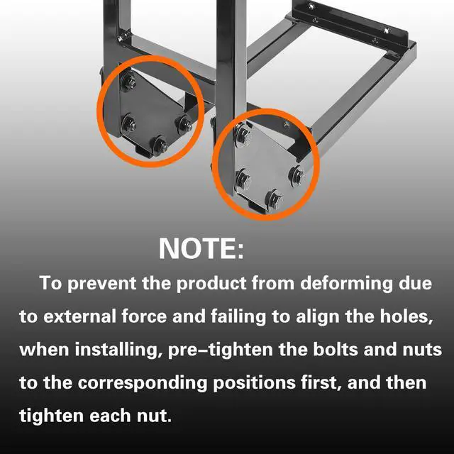 Alt view image 5 of 7 - Universal Golf Cart Rear Safety Grab Bar w/Triangle Reflector Fit for Yamaha Club Car EZGO (2+2) /(4+2) Passenger Golf Cart Manual Hardware Included