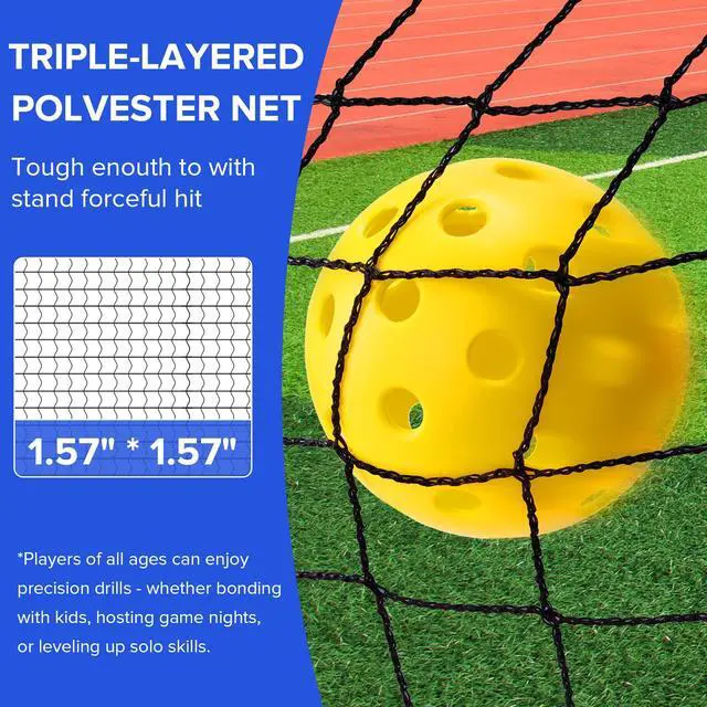 Alt view image 5 of 7 - 6FT Small Mini Pickleball Net Set - Quick Setup Indoor/Outdoor Portable Practice Net