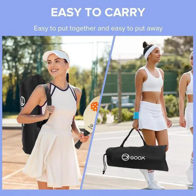 Alt view image 6 of 7 - 6FT Small Mini Pickleball Net Set - Quick Setup Indoor/Outdoor Portable Practice Net