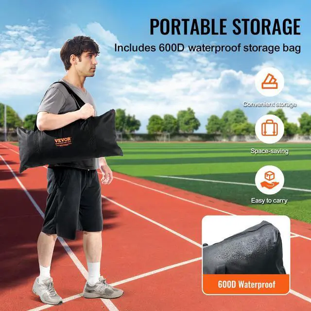 Alt view image 5 of 7 - Batting Screen - Baseball & Softball Protector with Carry Bag & Ground Stakes, Pitching Net for Pitchers Protection