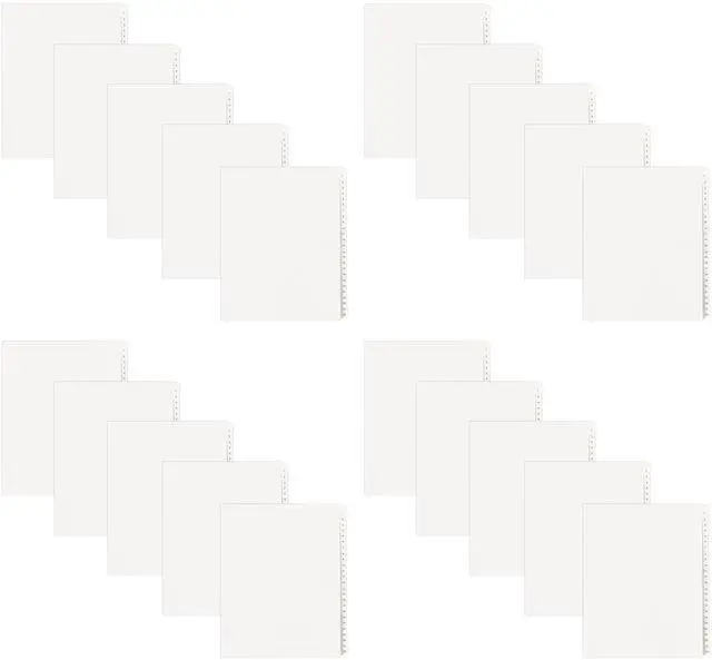 Main image of 1-25 Legal Exhibit Dividers for 3 Ring Binders, 25-Tab Sets, Allstate Style, 5 Binder Divider Sets (24761) (Pack of 4)