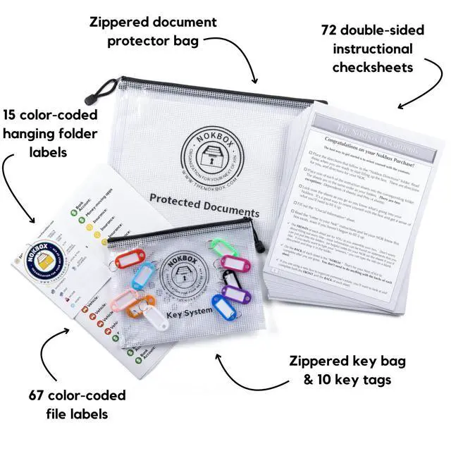 Alt view image 2 of 7 - Lite DIY Estate Planning Organizer & Emergency Kit | Home & Office Organization, Document Organizer for Families, Legacy Planning, Next of Kin, Paper Clutter Solution