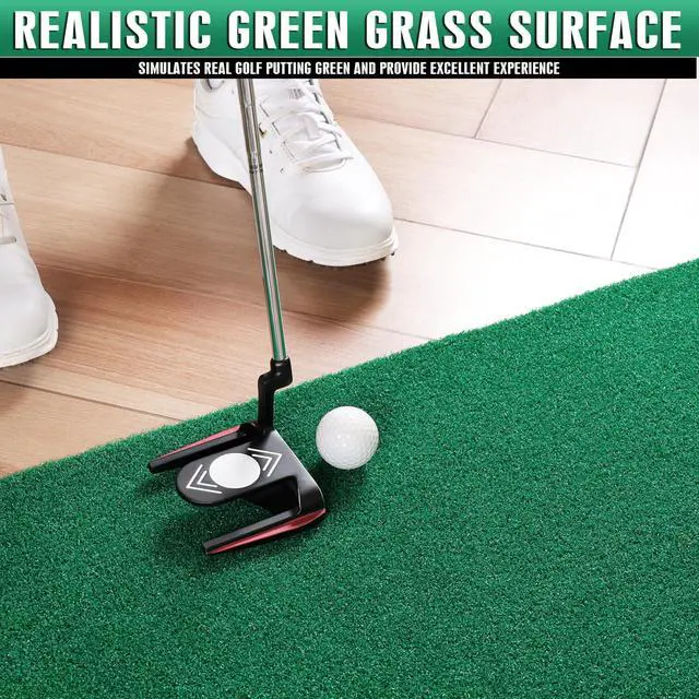 Alt view image 3 of 7 - Golf Putting Green Indoor - Advanced Guides Golf Putting Mat - Enhance Putting Accuracy and Challenge