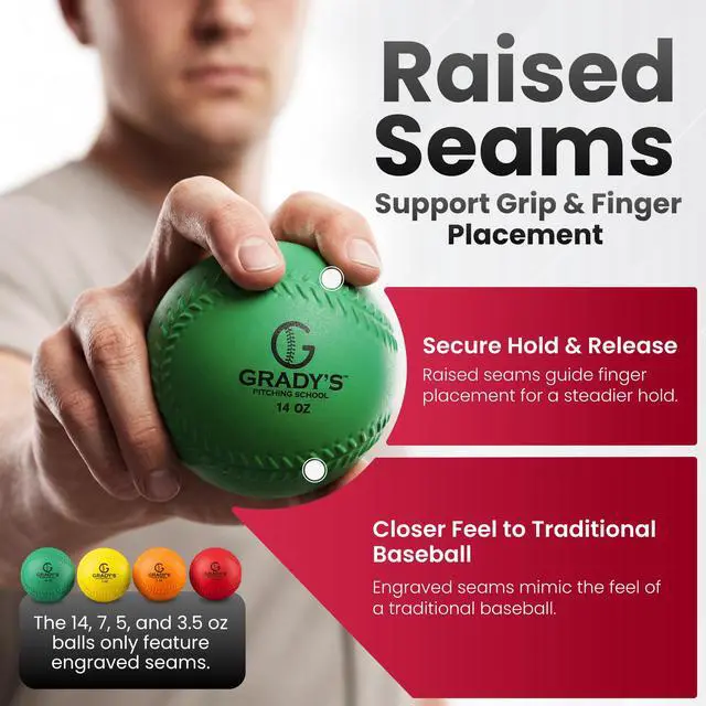 Alt view image 6 of 7 - Weighted Velocity Training Ball Set Seam & Seamless Options for Pitching & Arm Strength + Set of 6 Balls + Carrying Case