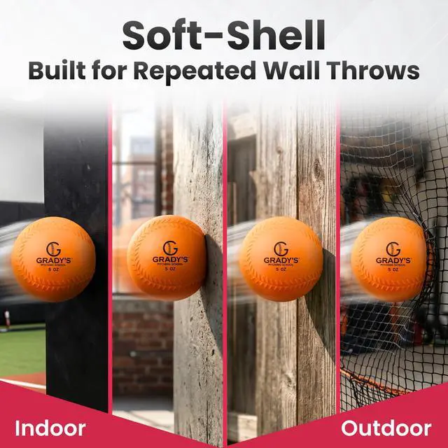 Alt view image 7 of 7 - Weighted Velocity Training Ball Set Seam & Seamless Options for Pitching & Arm Strength + Set of 6 Balls + Carrying Case