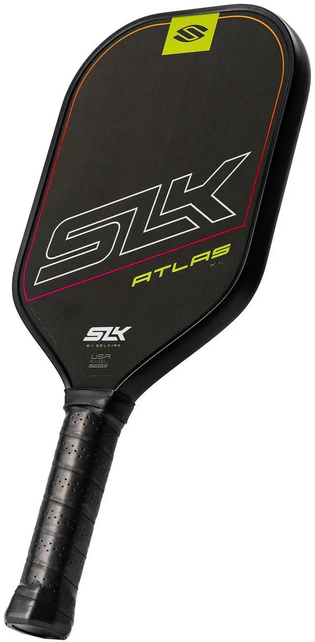 Main image of SLK Atlas Pickleball Paddles | Carbon Fiber Honeycomb | A midweight pickleball racket built for beginners, with a forgiving sweet spot and added spin