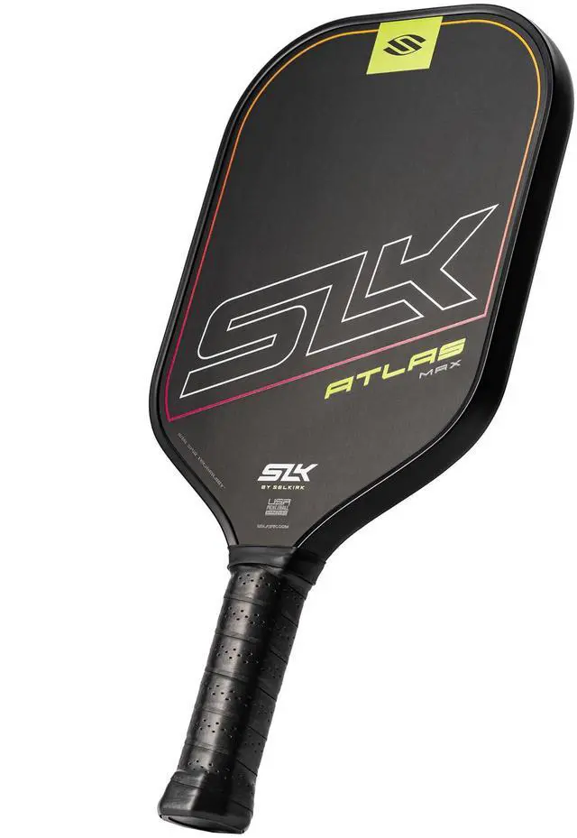 Main image of SLK Atlas Pickleball Paddles | Carbon Fiber Honeycomb | A midweight pickleball racket built for beginners, with a forgiving sweet spot and added spin