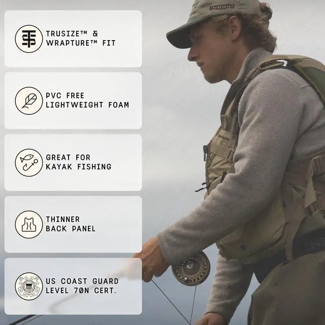 Alt view image 4 of 7 - Fisherman Lifejacket (PFD)