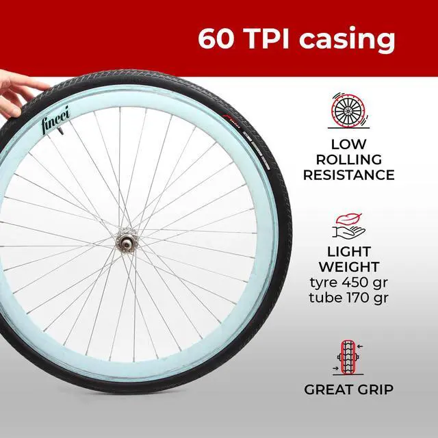 Alt view image 7 of 7 - Set 700x35c City Bike Tires & Tubes Schrader/Presta - Foldable Tyre 37-622 | Folding 28 inch Bicycle Tyres, Accessories for Road, MTB, Hybrid and Touring Bikes, 1mm Anti Puncture