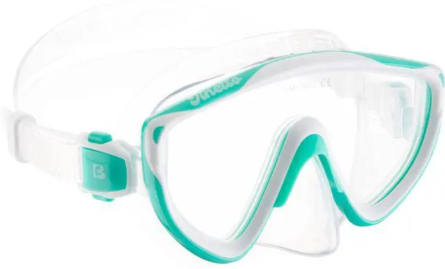 Alt view image 2 of 4 - Kids Snorkeling Set- Short Adjustable Fins, Silicone Mask, and Dry Snorkel- Tinetto Rocks Dry Set- Designed in Italy
