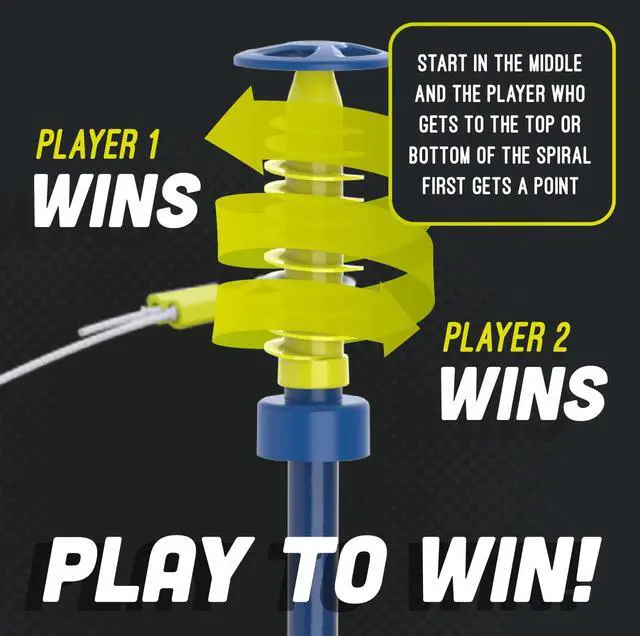 Alt view image 4 of 7 - Pickleball Paddles Tether Tennis Game Set - Portable All-Surface Base, Durable, Easy Assembly, Indoor & Outdoor Games, Backyard Games for Kids, Active Play for Kids and Families, Ages 6+