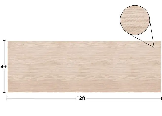 Alt view image 6 of 6 - Light Maple Wood Better Than Paper Bulletin Board Roll, 4 feet x 12 feet (Pack of 2)