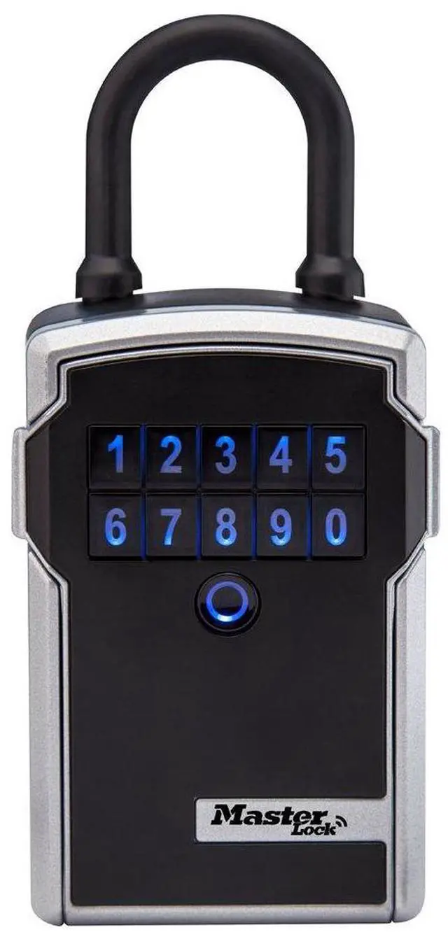 Main image of Key Lock Box with Code, Outdoor Lock Box for Realtors, Property Managers and Landlords, Ideal for Short-Term Rentals, Key Safe Holds 5 Keys, 5440EC