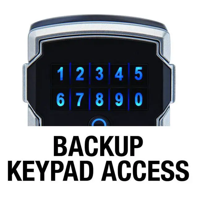 Alt view image 4 of 7 - Key Lock Box with Code, Outdoor Lock Box for Realtors, Property Managers and Landlords, Ideal for Short-Term Rentals, Key Safe Holds 5 Keys, 5440EC