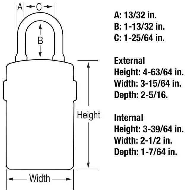 Alt view image 6 of 7 - Key Lock Box with Code, Outdoor Lock Box for Realtors, Property Managers and Landlords, Ideal for Short-Term Rentals, Key Safe Holds 5 Keys, 5440EC