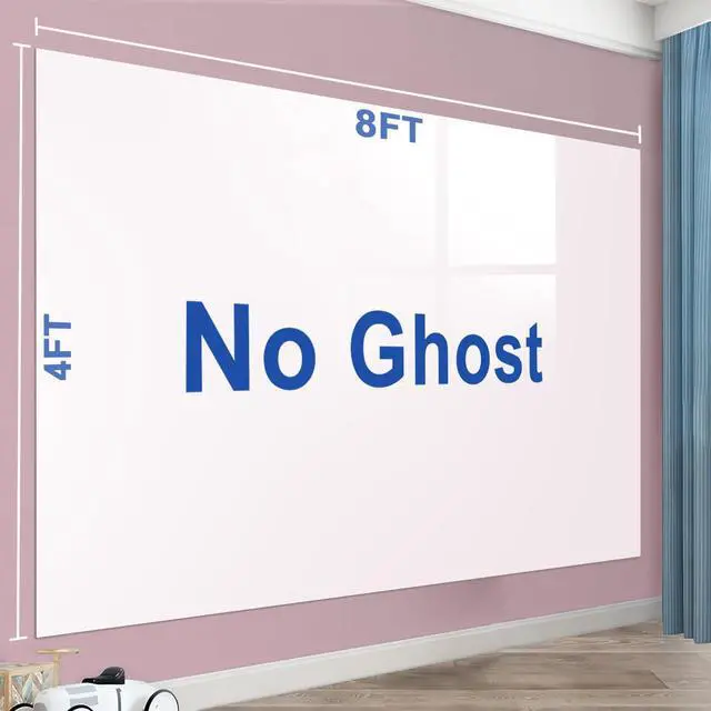 Main image of Dry Erase Wallpaper, Whiteboard Paper for Wall, White Board Sticker Roll for Wall, Dry Erase Contact Paper Stain-Proof Wall Decal, Perfect Replacement for White Board (4x8ft)