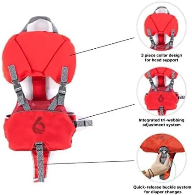 Alt view image 4 of 7 - Puffer Baby Flotation Vest for Infants 9-25 lbs