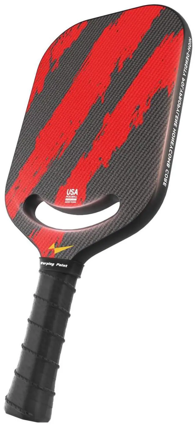 Main image of Ascent Pickleball Paddles| Carbon Fiber Pickleball Racket with Aero Throat | Textured Grit Surface | Hexa Polymer Core | Designed for Swing Speed and Maneuverability