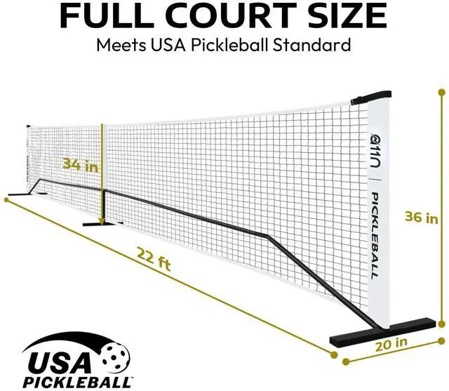 Alt view image 3 of 6 - Designed for All Weather Conditions with Steady Metal Frame and Strong PE Net, Regulation Size Net with Carrying Bag- 22 Wide x 36 Tall, Indoor/Outdoor Use