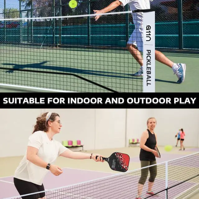 Alt view image 6 of 6 - Designed for All Weather Conditions with Steady Metal Frame and Strong PE Net, Regulation Size Net with Carrying Bag- 22 Wide x 36 Tall, Indoor/Outdoor Use