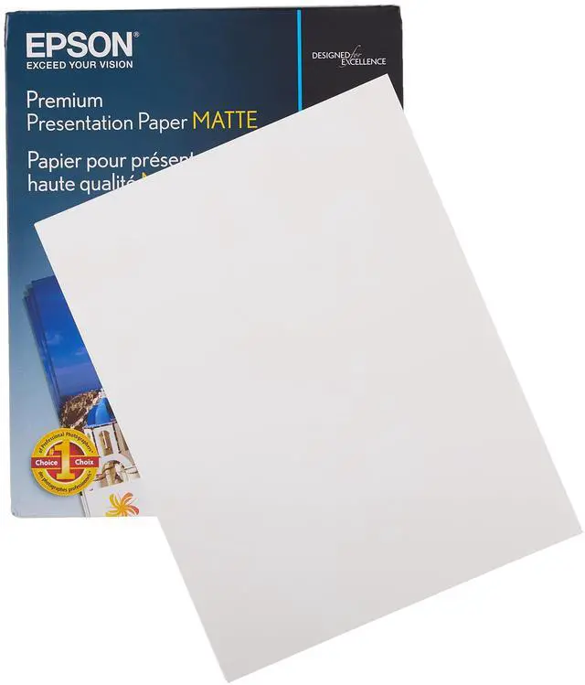 Alt view image 4 of 5 - Heavyweight 8.5x11 Matte Paper, 50 Sheets (S041257), (Pack of 5)