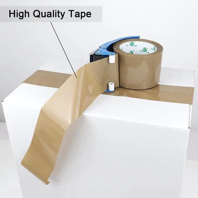 Alt view image 4 of 7 - Brown Packing Tape 3 inch, 24 Refills Rolls Bulk Wide Packaging Tape for Moving, Shipping and Storage, 2.4 Mil x 60 Yards