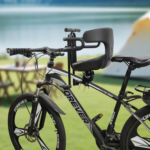 Alt view image 6 of 6 - Kids Bike seat, Kids Front Mounted Bike Seat for Adult Bike