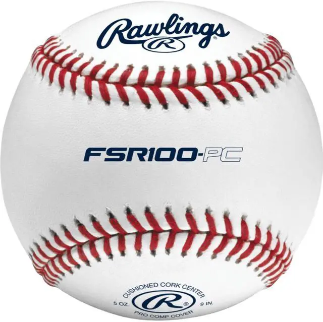 Main image of Pro Comp Practice Baseballs | Collegiate / High School / Travel | Flat & Raised Seam Options | 12 Count