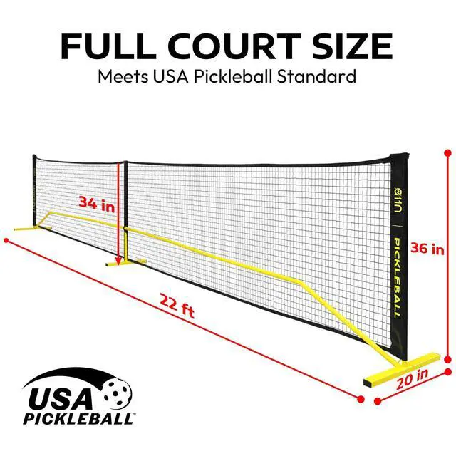 Alt view image 3 of 6 - Designed for All Weather Conditions with Steady Metal Frame and Strong PE Net, Regulation Size Net with Carrying Bag- 22 Wide x 36 Tall, Indoor/Outdoor Use