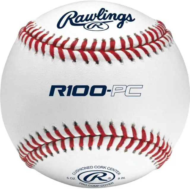 Main image of Pro Comp Practice Baseballs | Collegiate / High School / Travel | Flat & Raised Seam Options | 12 Count