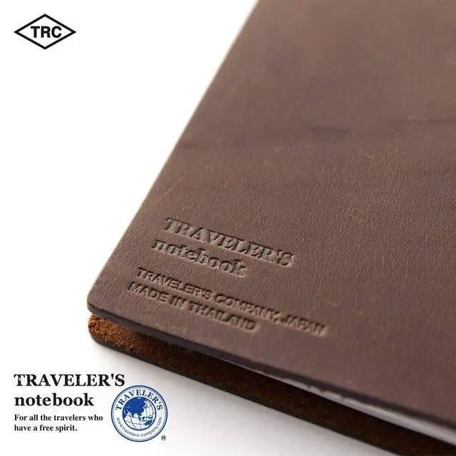 Alt view image 4 of 7 - Traveler's Notebook, Regular Size, Brown 13715006