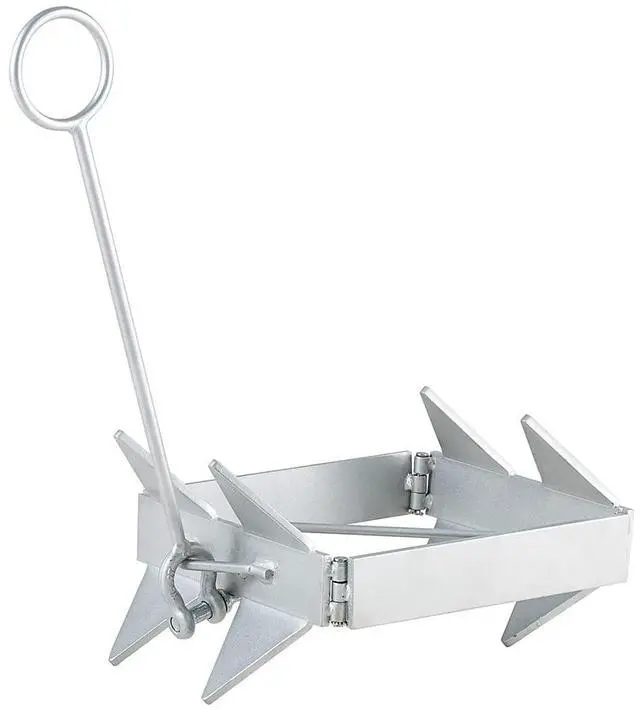 Main image of Boat Anchor, Hot-Dipped Galvanized Folding Anchor