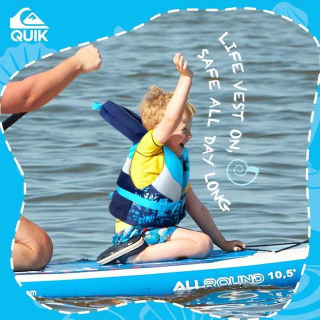 Alt view image 4 of 4 - Life Jacket for Youth/Kids/Toddler, USCG and Transport Canada Approved Type III PFD, Durable UV Resistant Life Vest with Saferty Strap, for Boating Kayaking Waterskiing Rafting Watersports