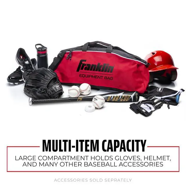 Alt view image 2 of 7 - Youth Baseball + Softball Bat Bag - Boys + Girls Tee Ball, Softball + Baseball Bag for Kids