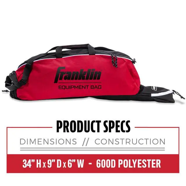 Alt view image 5 of 7 - Youth Baseball + Softball Bat Bag - Boys + Girls Tee Ball, Softball + Baseball Bag for Kids