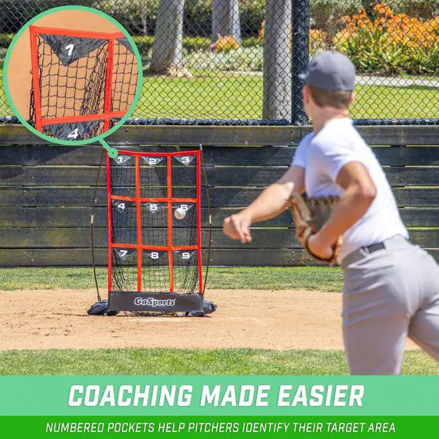Alt view image 3 of 6 - Baseball and Softball Pitching Strike Zone Target Net - Choose Your Size