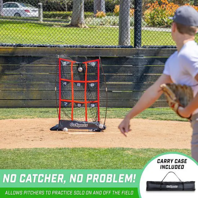 Alt view image 5 of 6 - Baseball and Softball Pitching Strike Zone Target Net - Choose Your Size