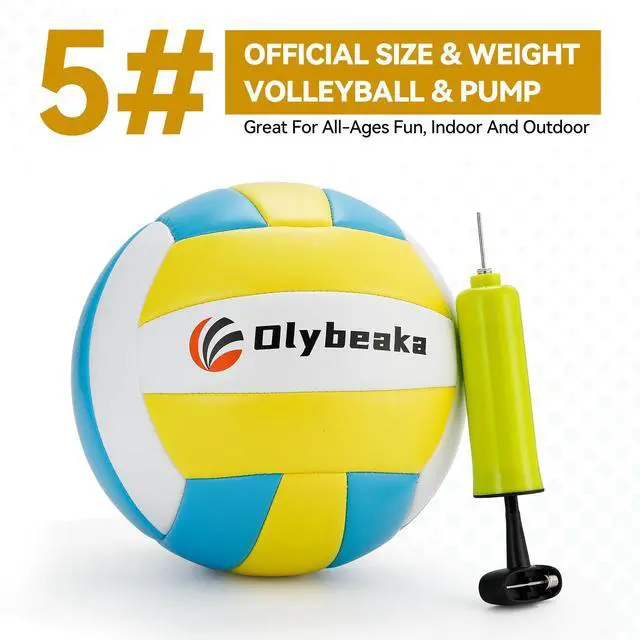 Alt view image 5 of 7 - 6-Angle Adjustable Volleyball Rebounder Net 7x4 ft with PU Volleyball and Stakes - Bounce Back Training Equipment for Practicing Volleying, Bumping, Spiking, Easy Set Up & Steady for Multi Sports