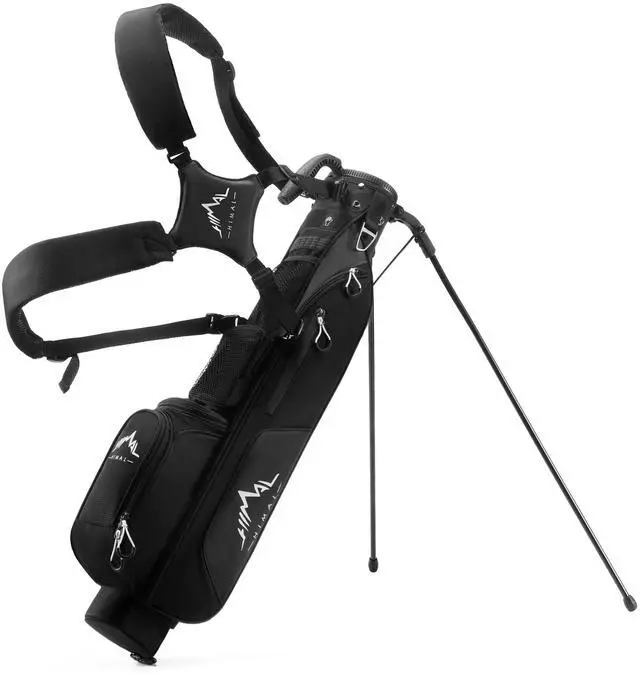 Main image of Small Par 3 Golf Stand Bag - Lightweight for Pitch & Putt | Par 3 & Driving Range, Holds 4-6 Clubs, 2-Way Dividers, Dual Shoulder Straps, Cooler Pocket, Dust Cover, Stable Stand