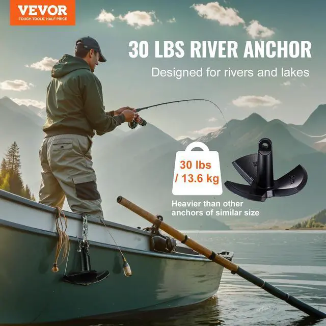 Alt view image 2 of 7 - Delta Style Boat Anchor