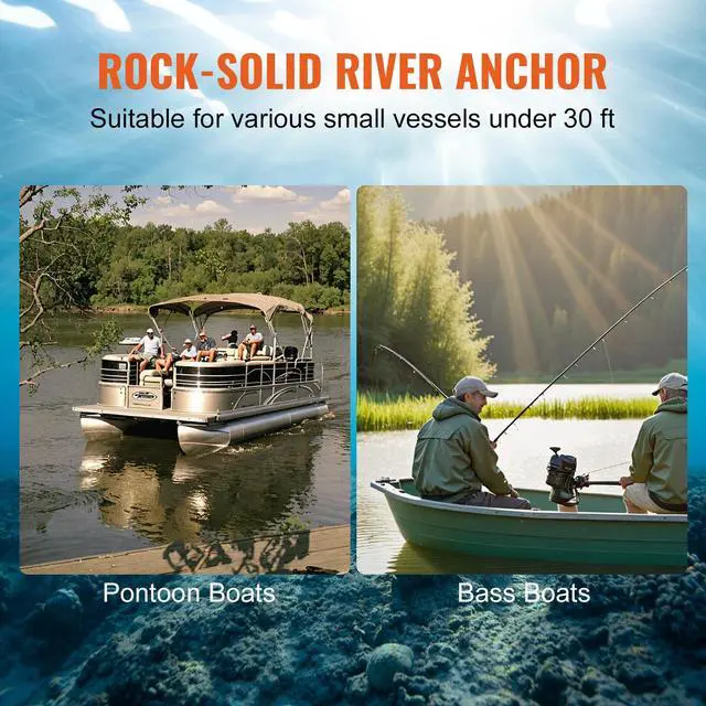 Alt view image 6 of 7 - Delta Style Boat Anchor
