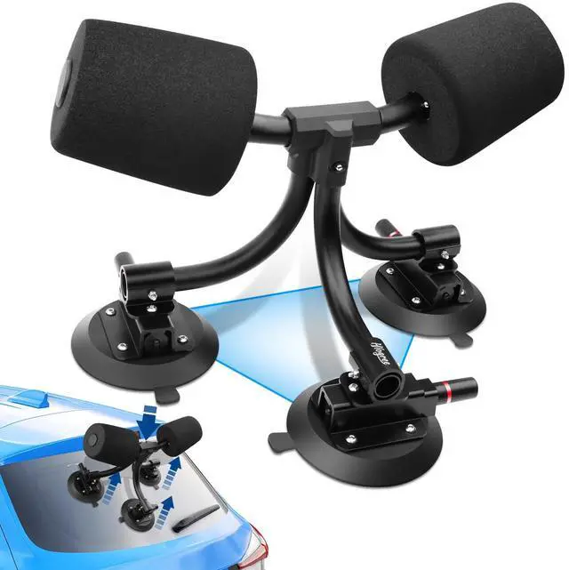 Main image of TriGrip Kayak Load Roller,3 Suction Cups Kayak Roller Loader,Kayak Helpers -Pump Vacuum Type- Kayak Roof Roller Loader Load Assist Mount,Kayak Loader Lift Assist System for Car SUV,Kayak Accessories