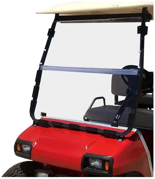 Main image of Clear Windshield Compatible with 2000.5-UP Club Car DS Golf Cart Fold Down