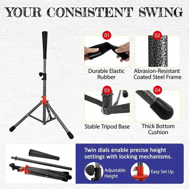 Alt view image 6 of 7 - Baseball Net7x7ft Baseball Practice Net with Tee and Target, Large Pocket Sports net for Hitting/Batting/Pitching/Throwing,Scratch Resistant Base, Versatile Use for All Levels