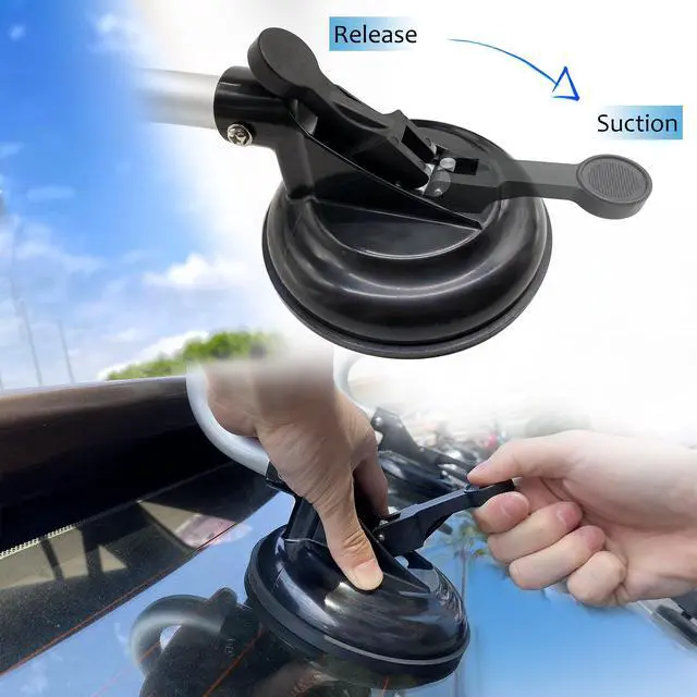 Alt view image 4 of 6 - Kayak Roller, Kayak Load Assist with Heavy-Duty Suction Cups Mount