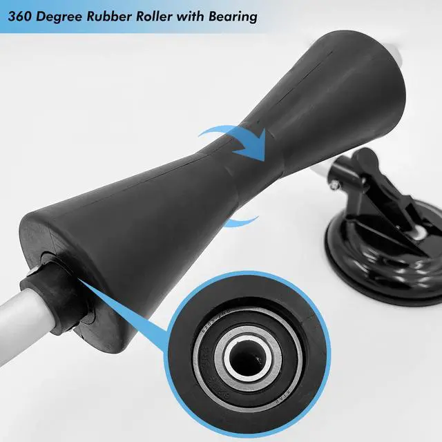 Alt view image 5 of 6 - Kayak Roller, Kayak Load Assist with Heavy-Duty Suction Cups Mount