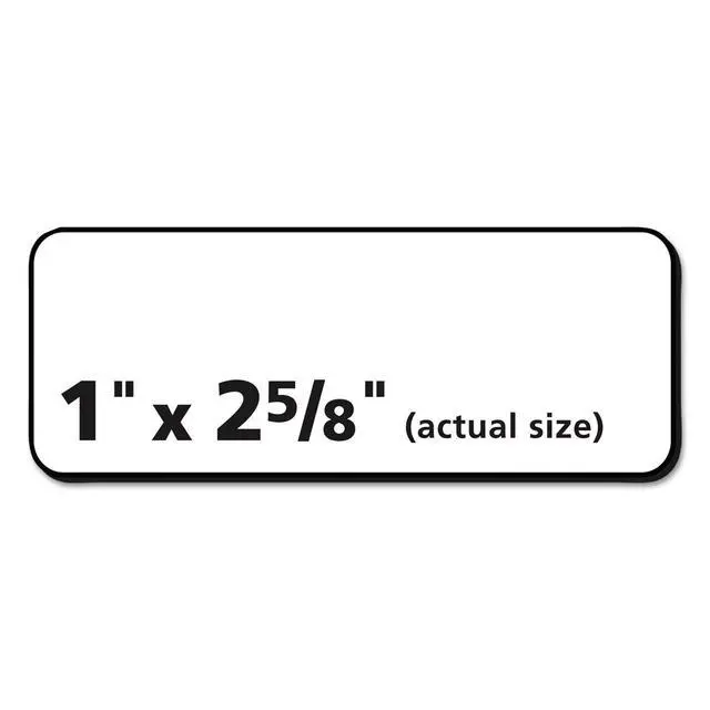 Alt view image 6 of 7 - Easy Peel White Mailing Labels for Laser Printers, 1 x 2.62 Inch, Box of 3000 Labels (5160), 2-Pack