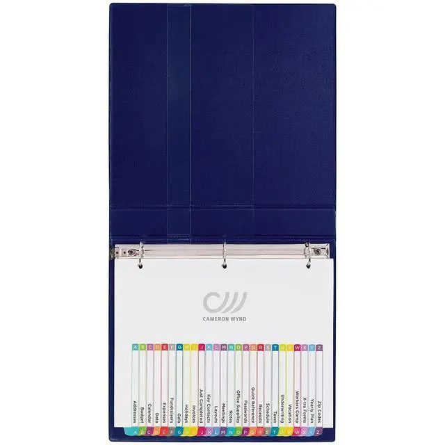 Alt view image 4 of 7 - A-Z Dividers for 3 Ring Binders, 26 Tabs per Set, Customizable Table of Contents, Multicolor Arched Tabs, Great for Organizing Reports, Projects, and More (12 Sets of 11844)