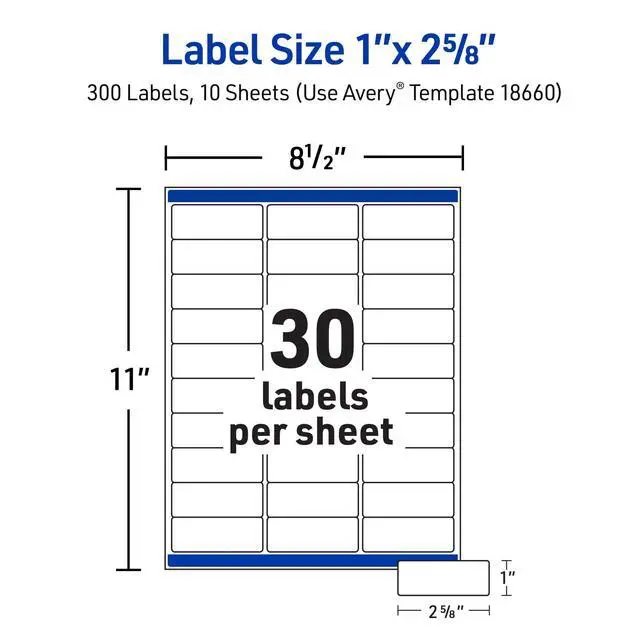Alt view image 5 of 7 - Matte Clear Address Labels, Sure Feed Technology, Inkjet, 1" x 2-5/8", 1500 Labels (5 Packs of 18660)
